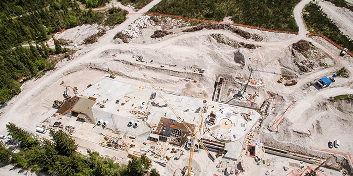 Gradnja Nordijskega centra Planica