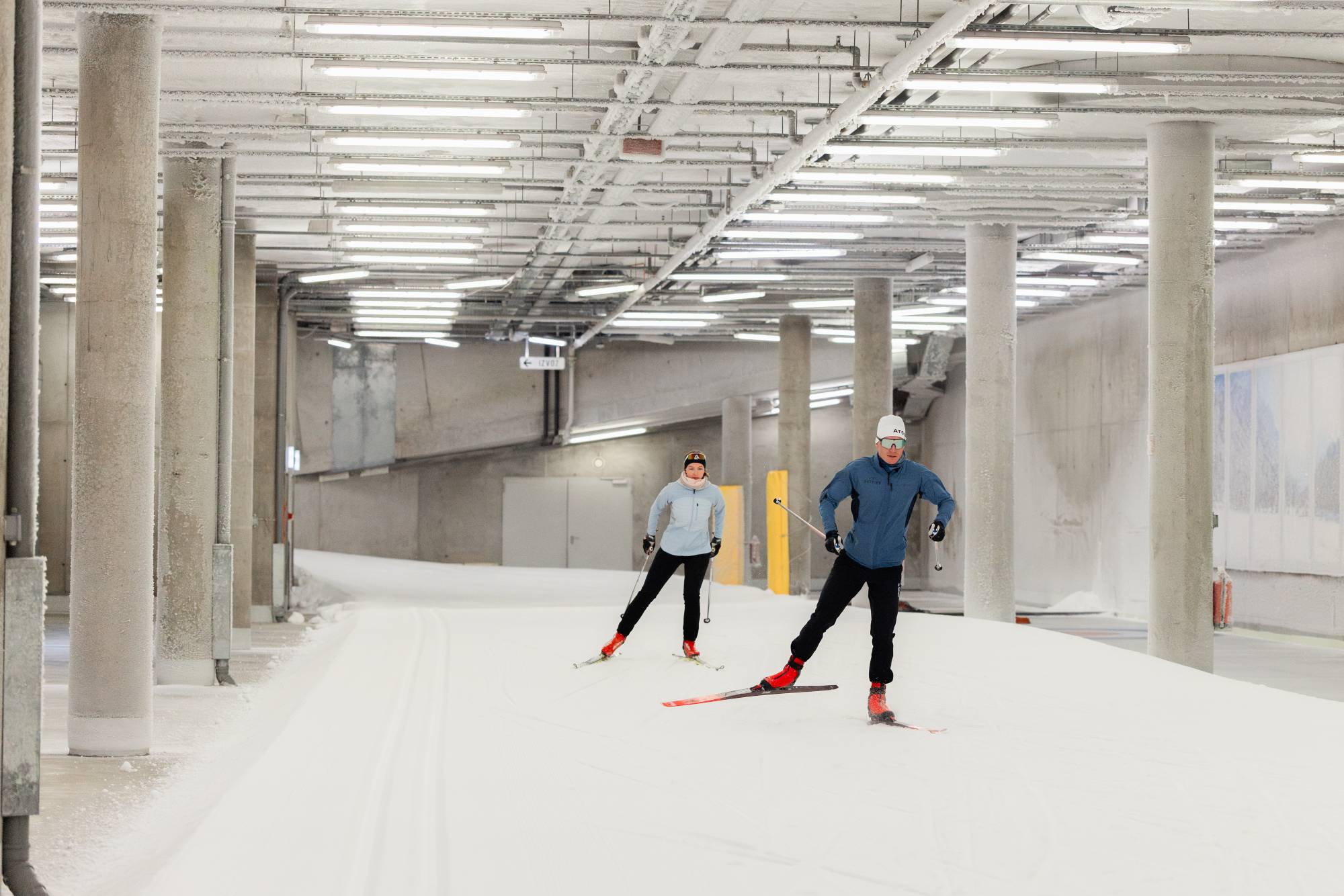 Snežni tunel za tek na smučeh